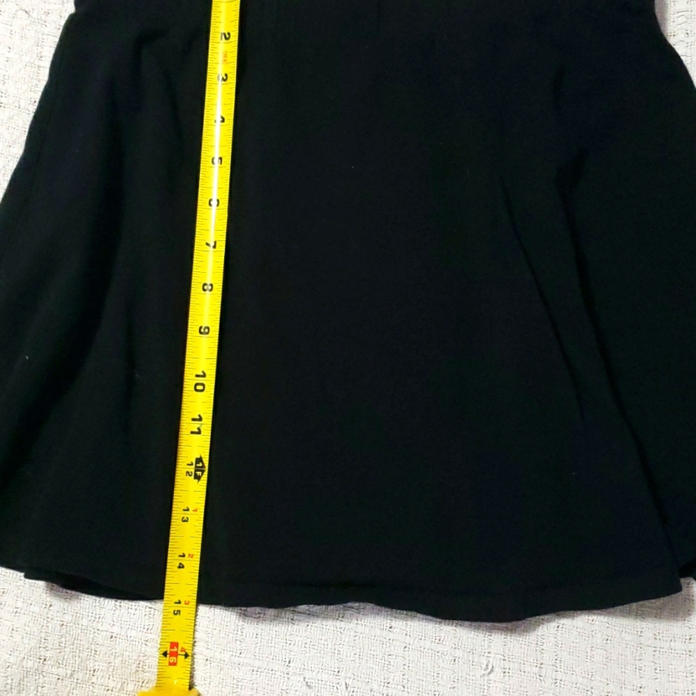 Black soft jersey cotton, H&M  mini skirt